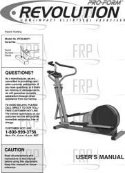 Owners Manual, PFEL86071 G03846-C - Product Image