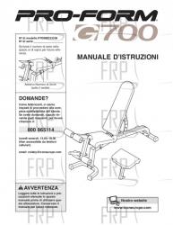 Owners Manual, PFEMBE33230,ITALY - Image