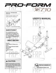 Owners Manual, PFEVBE33330,UK - Image