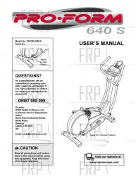 Owners Manual, PFEVEL29010,UK - Image