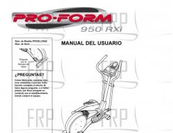 Owners Manual, PFEVEL35020,SPNSH - Image
