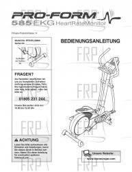 Owners Manual, PFEVEL48830,GERMN - Image