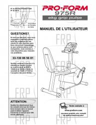 Owners Manual, PFEVEX1150,FRNCH - Image