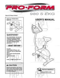 Manual, Owner's, PFEVEX19010,UK - Product Image
