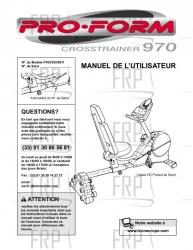 Owners Manual, PFEVEX39911,FRNCH - Image Owners Manual, PFEVEX39911,FRNCH - Image