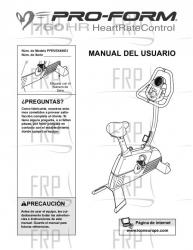 Owners Manual, PFEVEX49831,SPNSH - Image Owners Manual, PFEVEX49831,SPNSH - Image