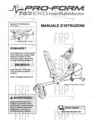 Owners Manual, PFEVEX61830,ITALY - Image