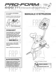 Owners Manual, PFEVEX69831,ITALY - Image