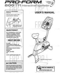 Manual, Owner's, PFEVEX69831,UK - Product Image