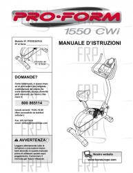 Owners Manual, PFEVEX87910,ITALY - Image