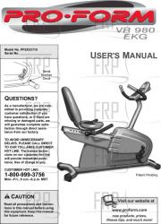 Owners Manual, PFEX33110 - Product Image