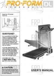 Owners Manual, PFTL40180 - Product Image