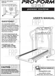 Owners Manual, PFTL49100 - Product Image