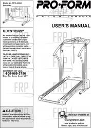 Owners Manual, PFTL49393 - Product Image