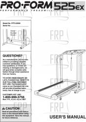 Owners Manual, PFTL52580 - Product Image Owners Manual, PFTL52580 - Product Image