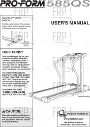 Owners Manual, PFTL59100 - Product Image