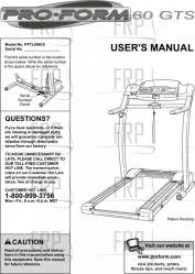Owners Manual, PFTL59610 176842 - Product Image