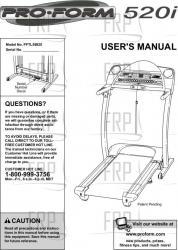 Owners Manual, PFTL59820 - Product Image