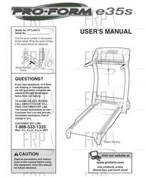 Owners Manual, PFTL69712 - Product Image Owners Manual, PFTL69712 - Product Image