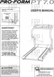 Owners Manual, PFTL79400 - Product Image