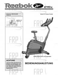 Owners Manual, RBEVEX34280,GERMAN - Image