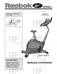 Owners Manual, RBEVEX34280,ITALIAN - Image