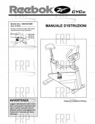 Owners Manual, RBEVEX35980,ITALIAN - Image