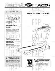 Owners Manual, RETL11900,SPANISH - Image
