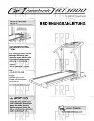 Owners Manual, RETL16001,GERMAN - Image