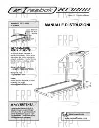 Owners Manual, RETL16001,ITALIAN - Image