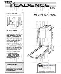 Owners Manual, WCTL33590,ECA - Product Image