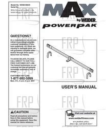 Manual, Owner's, WECCMC09420,ECA - Product image
