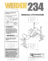 Owners Manual, WEEMBE37220,ITALY - Image