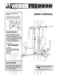 Manual, Owner's, WEEMSY61000,UK - Product Image Manual, Owner's, WEEMSY61000,UK - Product Image