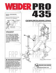 Owners Manual, WEEVBE33030,DUTCH - Image