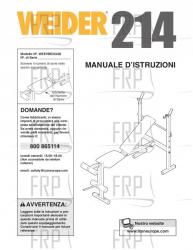 Owners Manual, WEEVBE35220,ITALY - Image