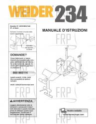 Owners Manual, WEEVBE37220,ITALY - Image