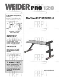Owners Manual, WEEVBE70230,ITALY - Image