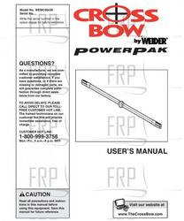 Owners Manual, WEMC09430 - Product Image