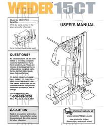 Owners Manual, WESY17012 - Product Image