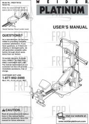 Owners Manual, WESY78732 - Product Image