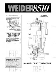 Owners Manual, WESY87100,FRENCH - Image