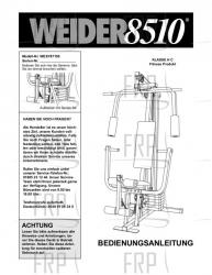 Owners Manual, WESY87100,GERMAN - Image