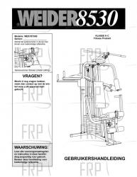 Owners Manual, WESY87300,DUTCH - Image