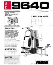 Manual, Owner'sWESY96400 - Product Image