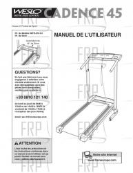 Owners Manual, WETL05140,FRENCH - Image