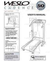 Owners Manual, WETL10131,ENGLISH - Product Image