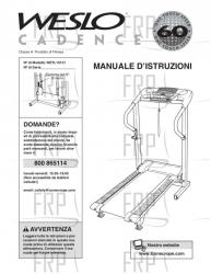 Owners Manual, WETL15131,ITALIAN - Image