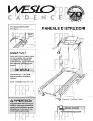 Owners Manual, WETL20130,ITALIAN - Image