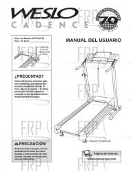 Owners Manual, WETL20130,SPANISH - Image